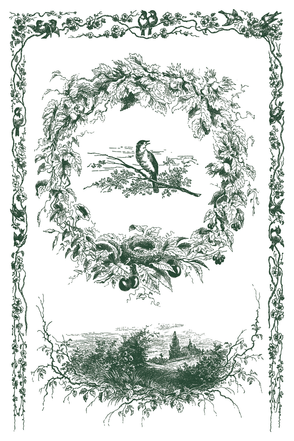 Little Lark | Paint Inlay | IOD Iron Orchid Designs