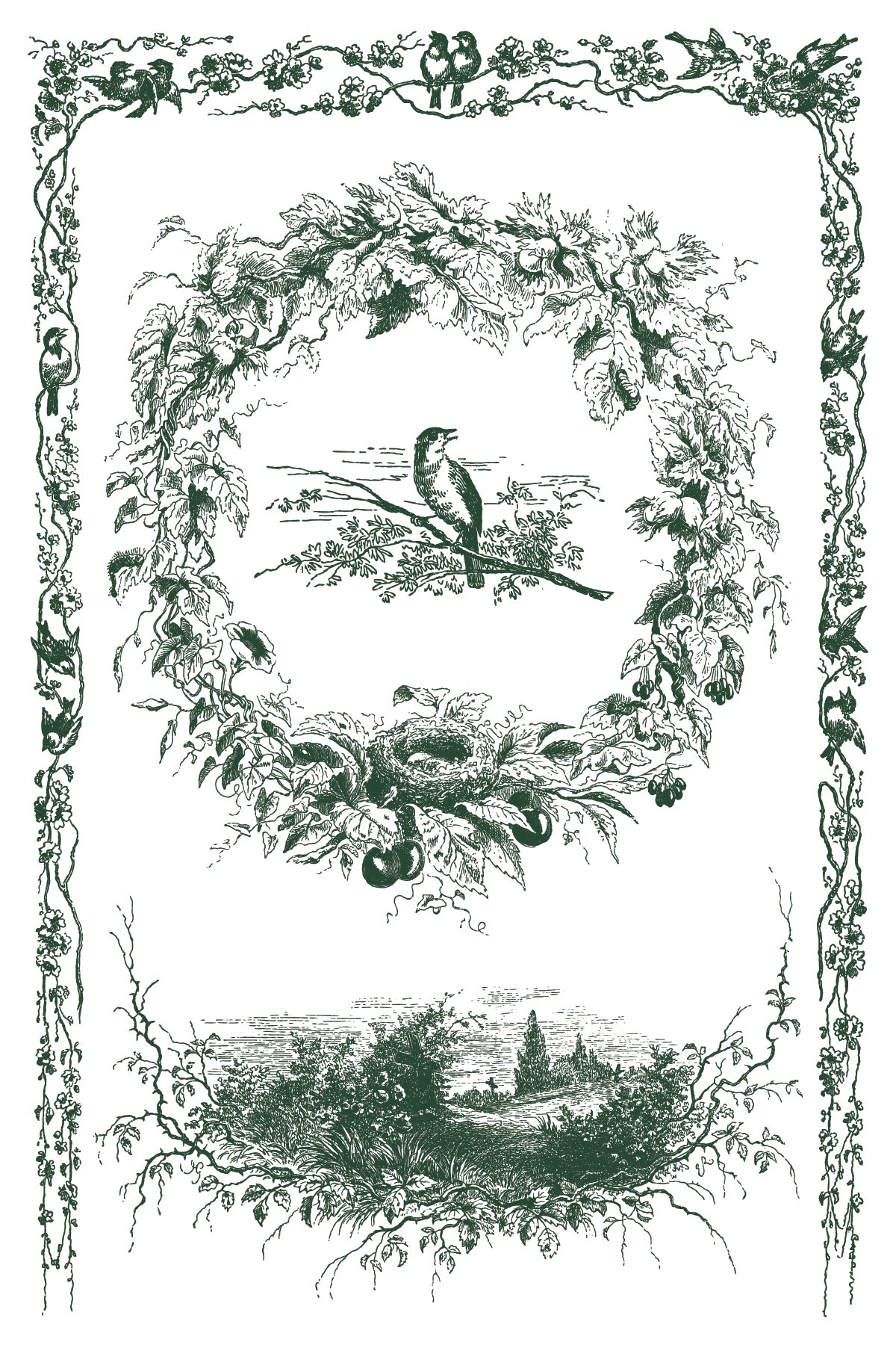 Little Lark | Paint Inlay | IOD Iron Orchid Designs
