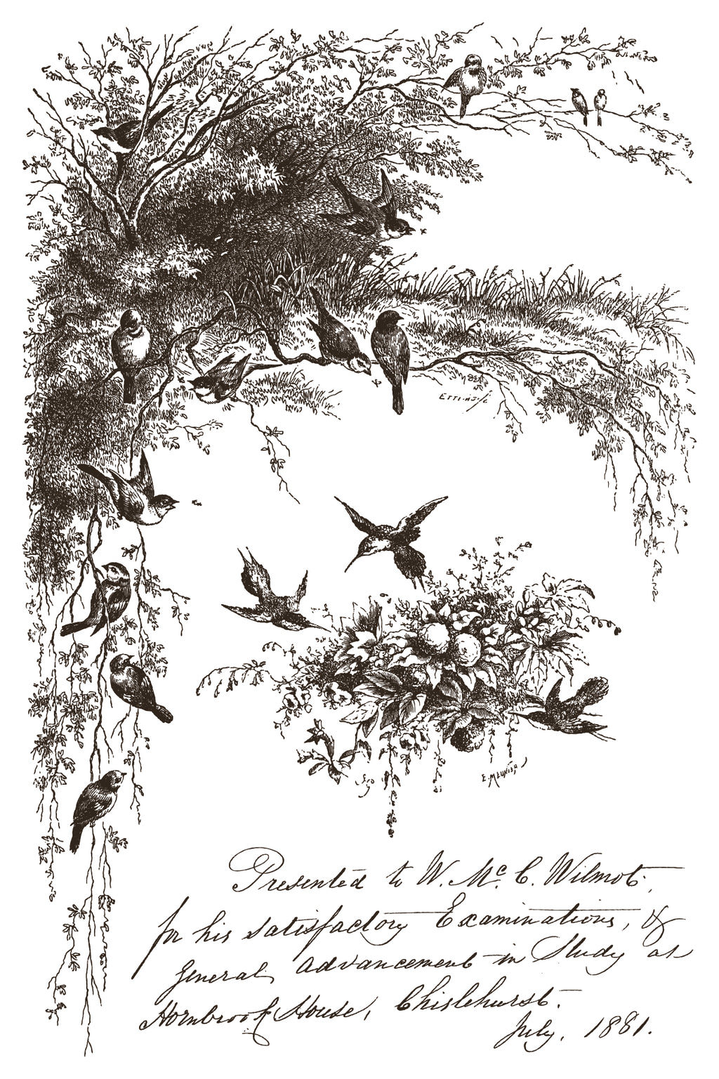 Little Lark | Paint Inlay | IOD Iron Orchid Designs