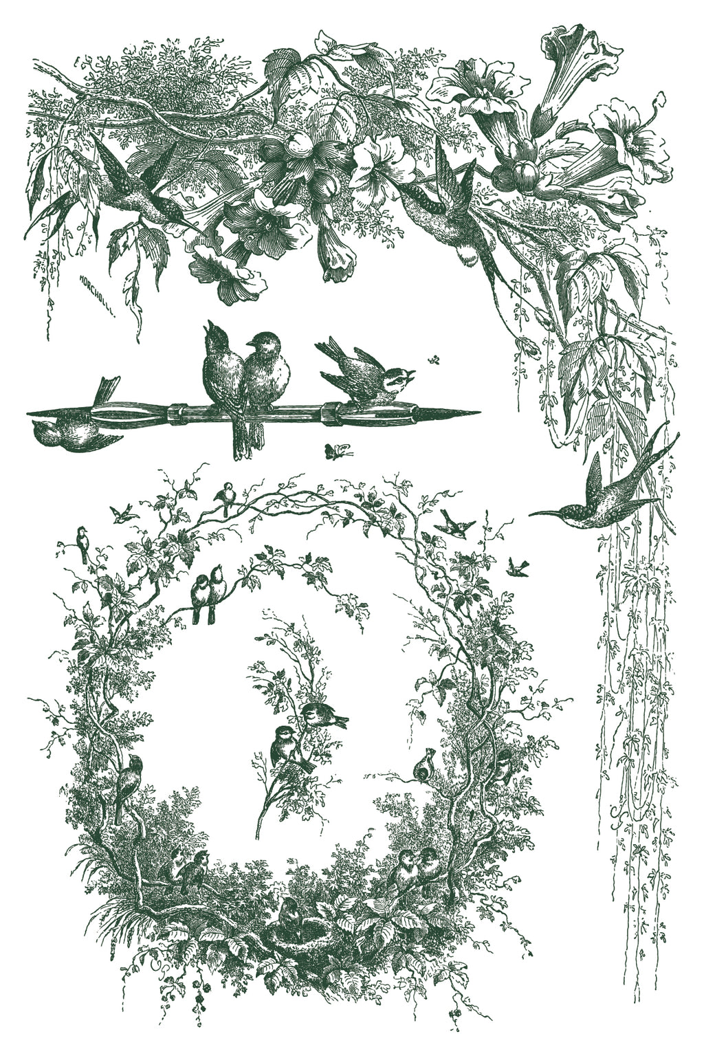 Little Lark | Paint Inlay | IOD Iron Orchid Designs