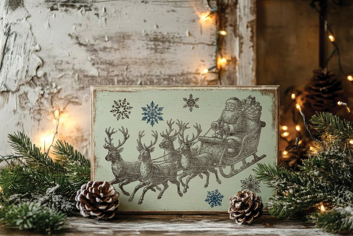 The North Pole Co. | Paint Inlay | IOD Iron Orchid Designs