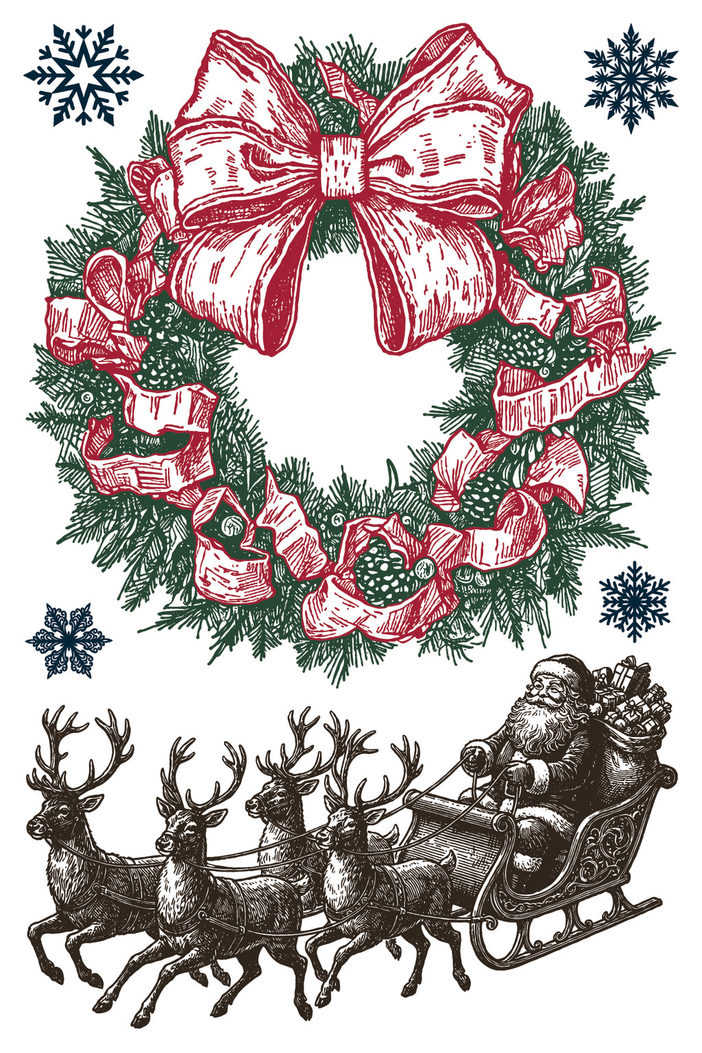 The North Pole Co. | Paint Inlay | IOD Iron Orchid Designs
