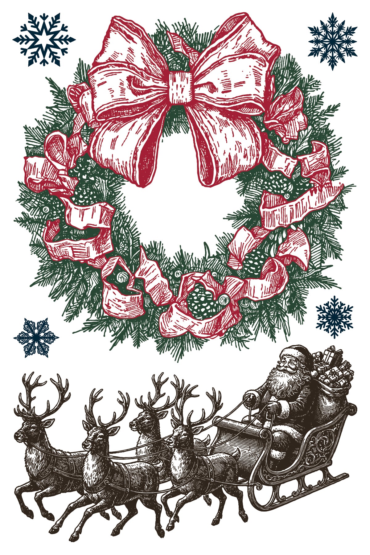 The North Pole Co. | Paint Inlay | IOD Iron Orchid Designs