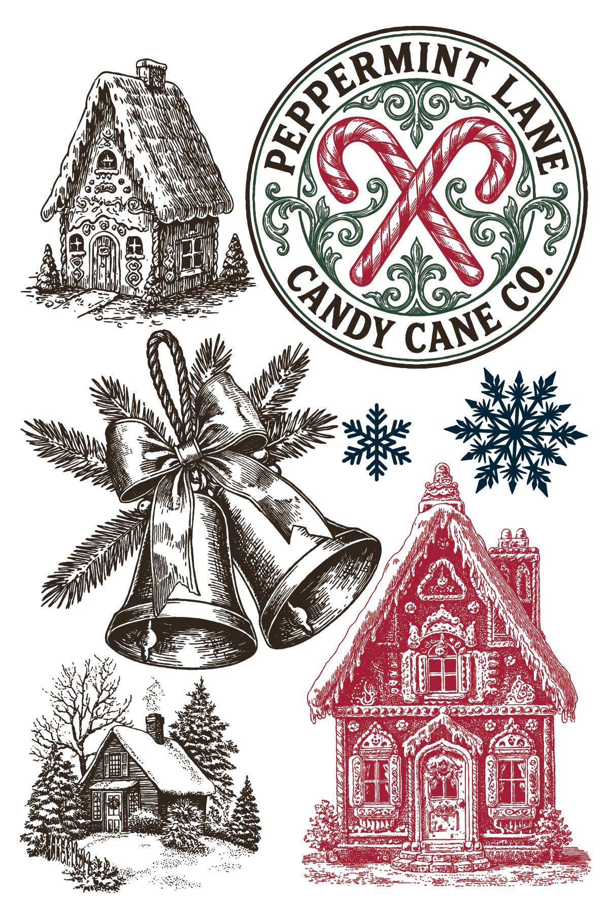 The North Pole Co. | Paint Inlay | IOD Iron Orchid Designs