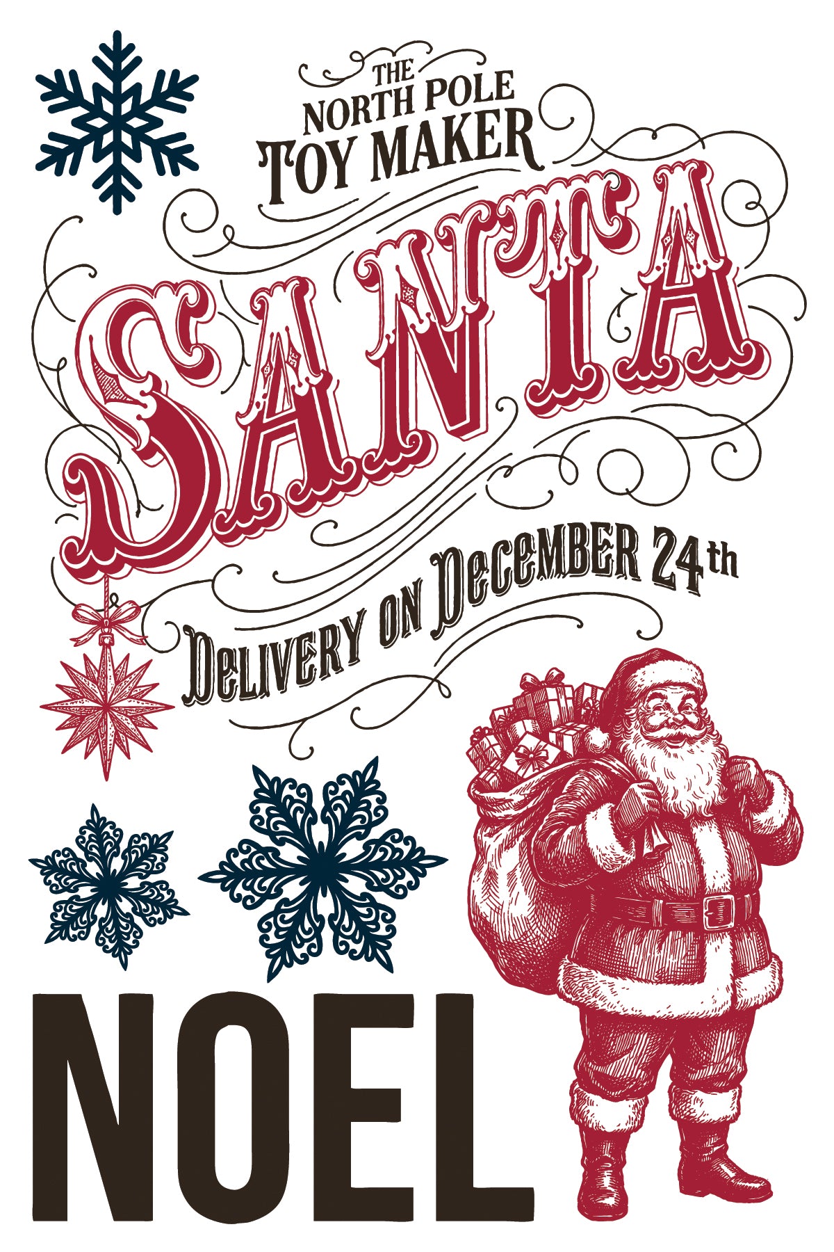 The North Pole Co. | Paint Inlay | IOD Iron Orchid Designs