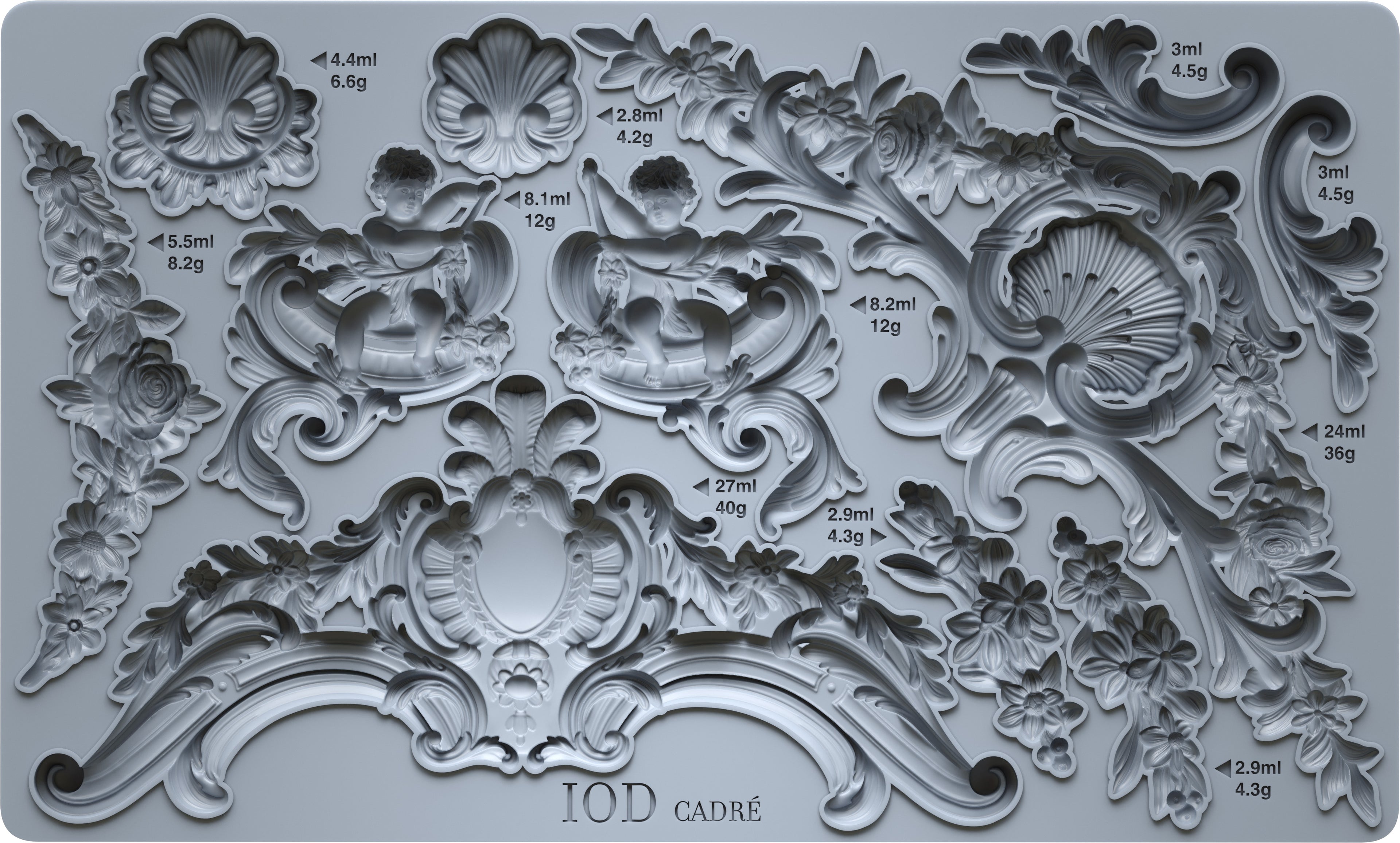 Cadré | Mould | IOD Iron Orchid Designs