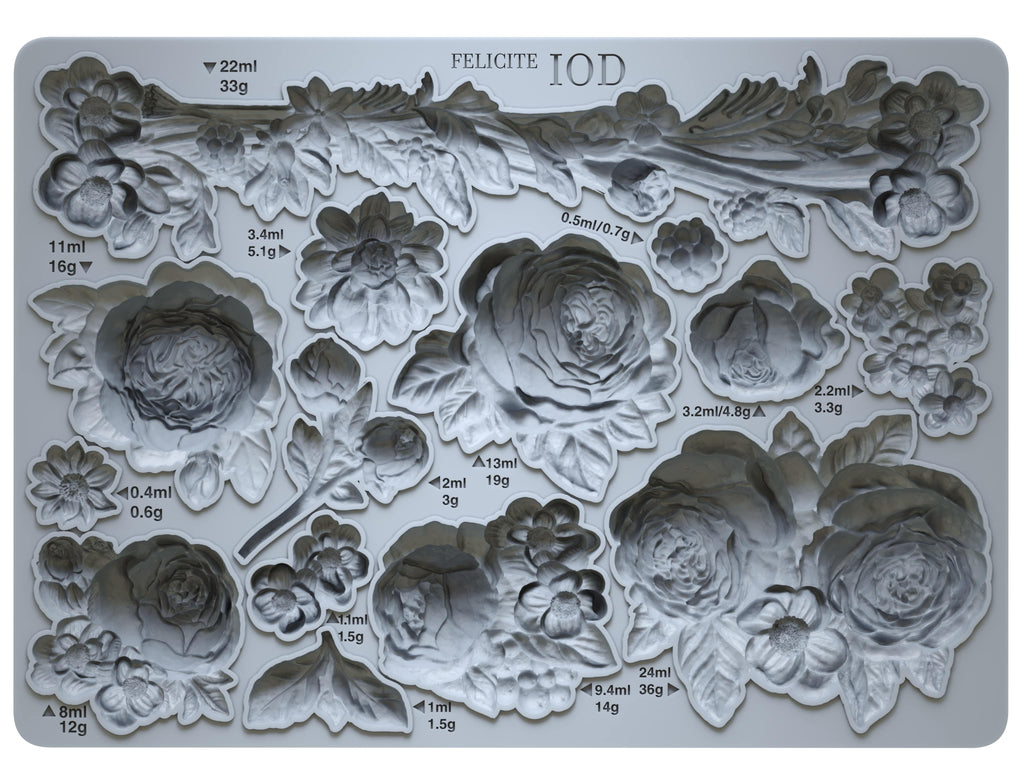 Felicite | Mould | IOD Iron Orchid Designs