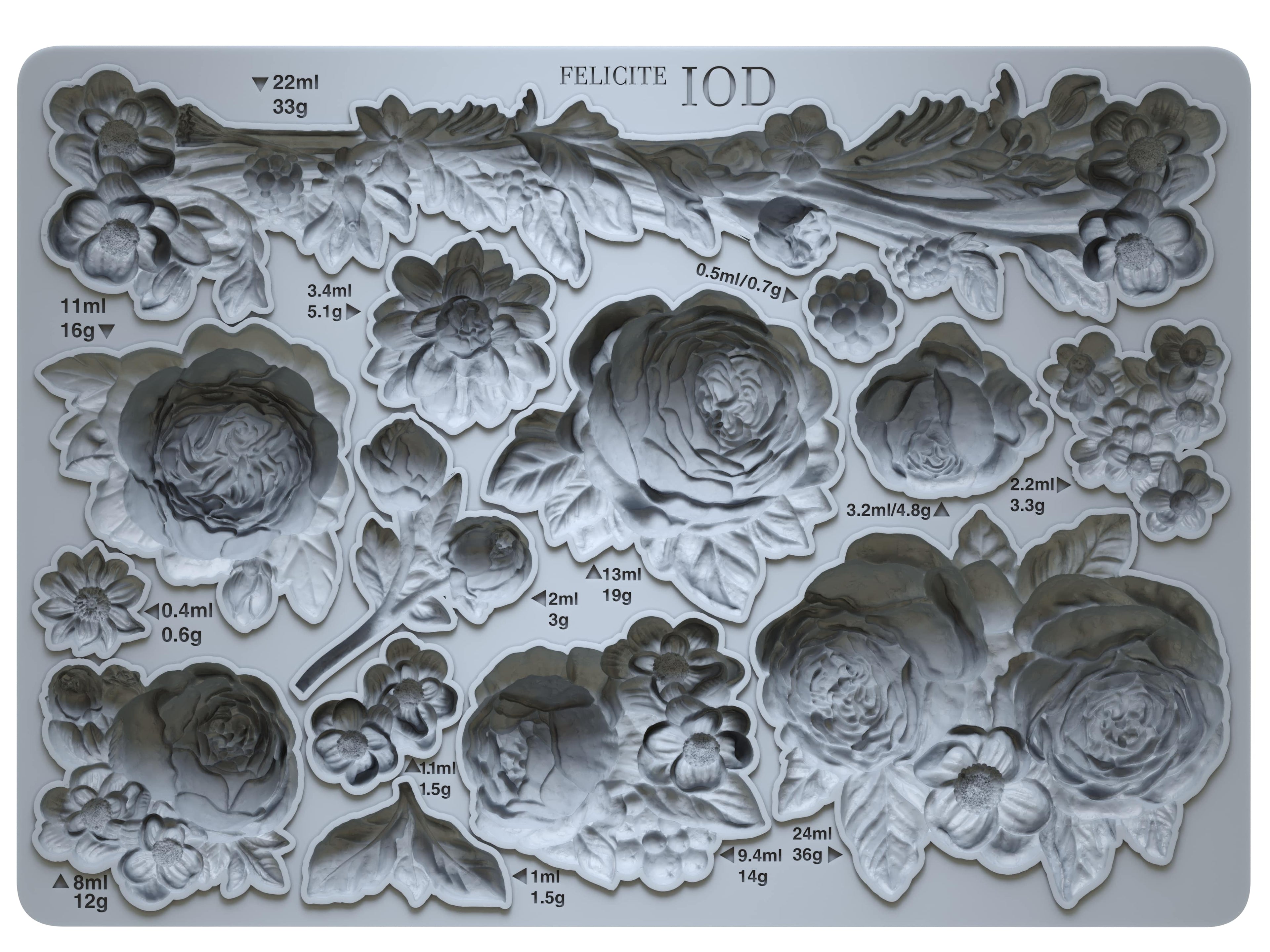 Felicite | Mould | IOD Iron Orchid Designs