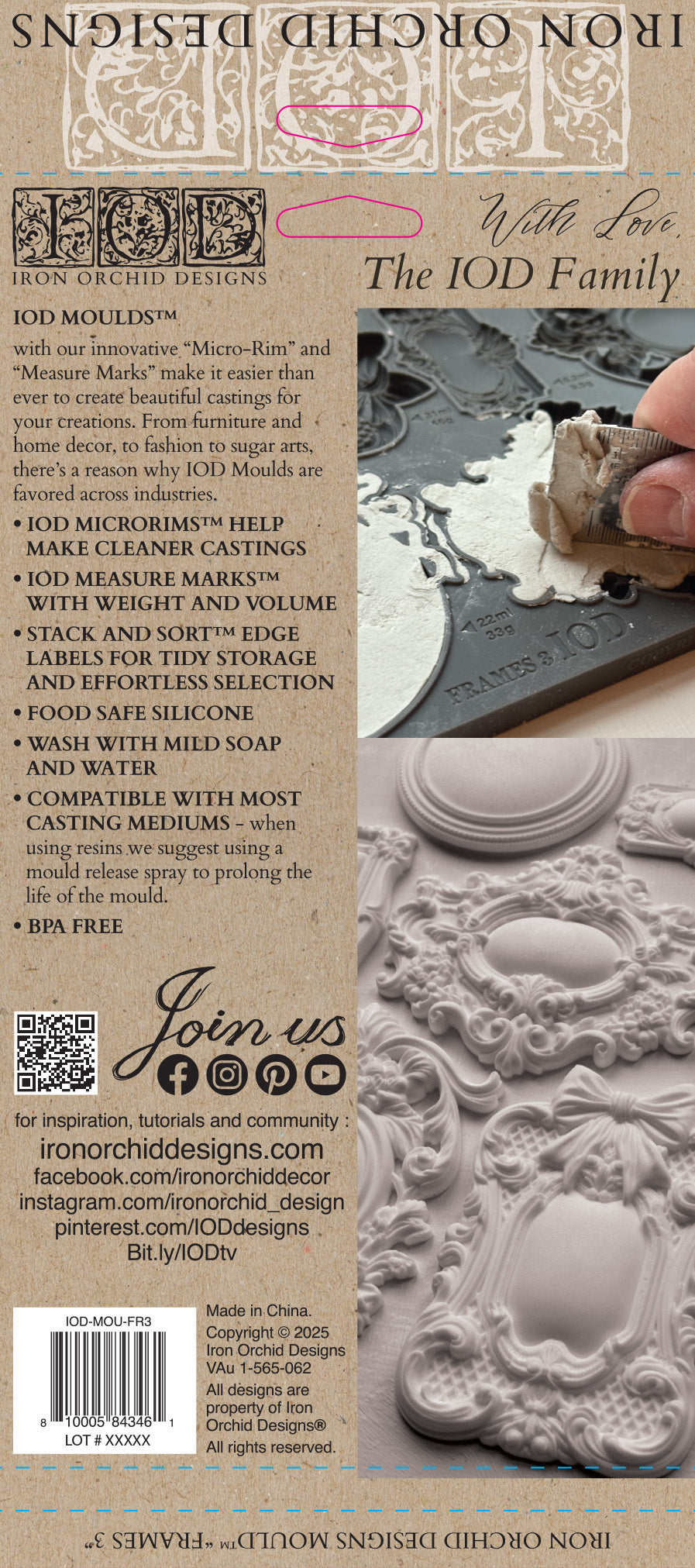 Frames 3 | Mould | IOD Iron Orchid Designs
