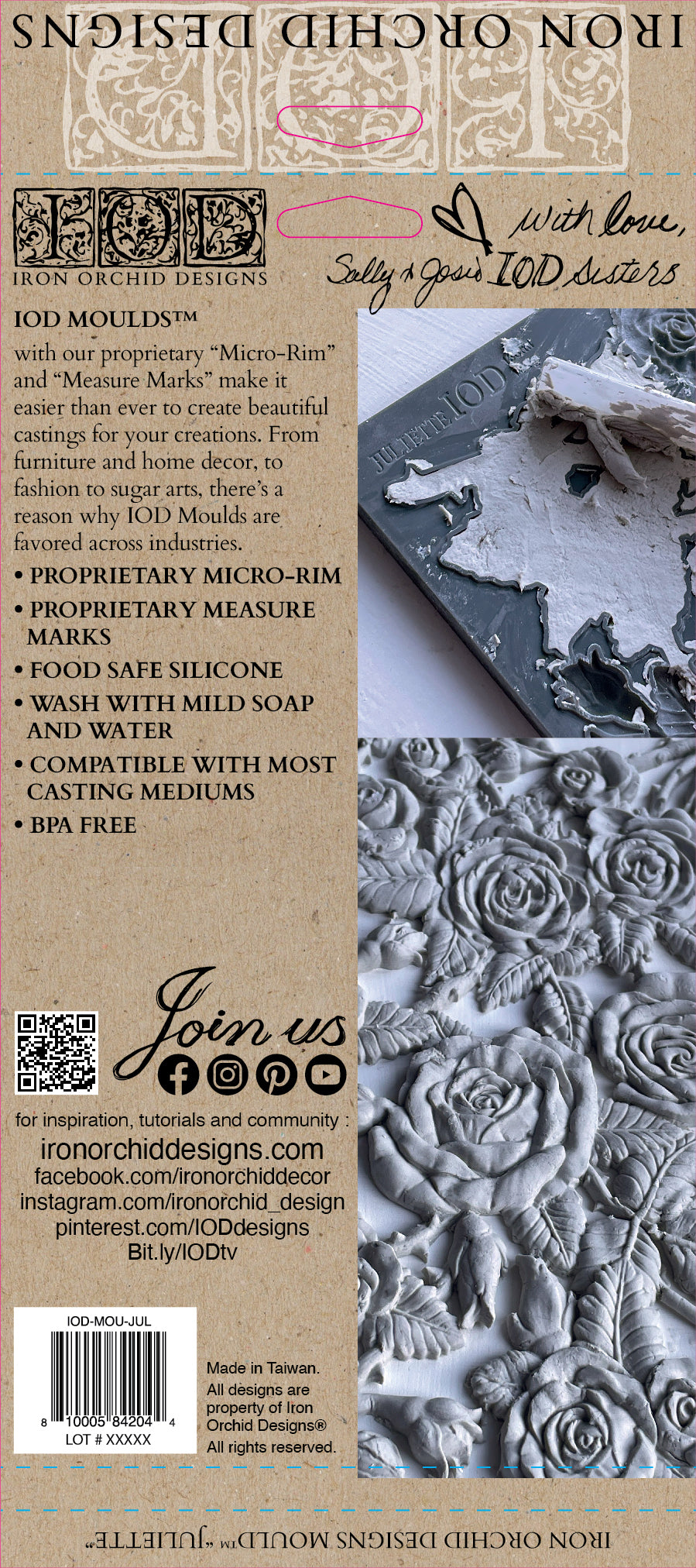 Juliette | Mould | IOD Iron Orchid Designs
