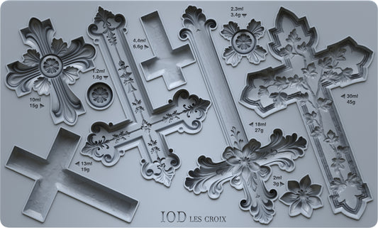 Les Croix | Mould | IOD Iron Orchid Designs