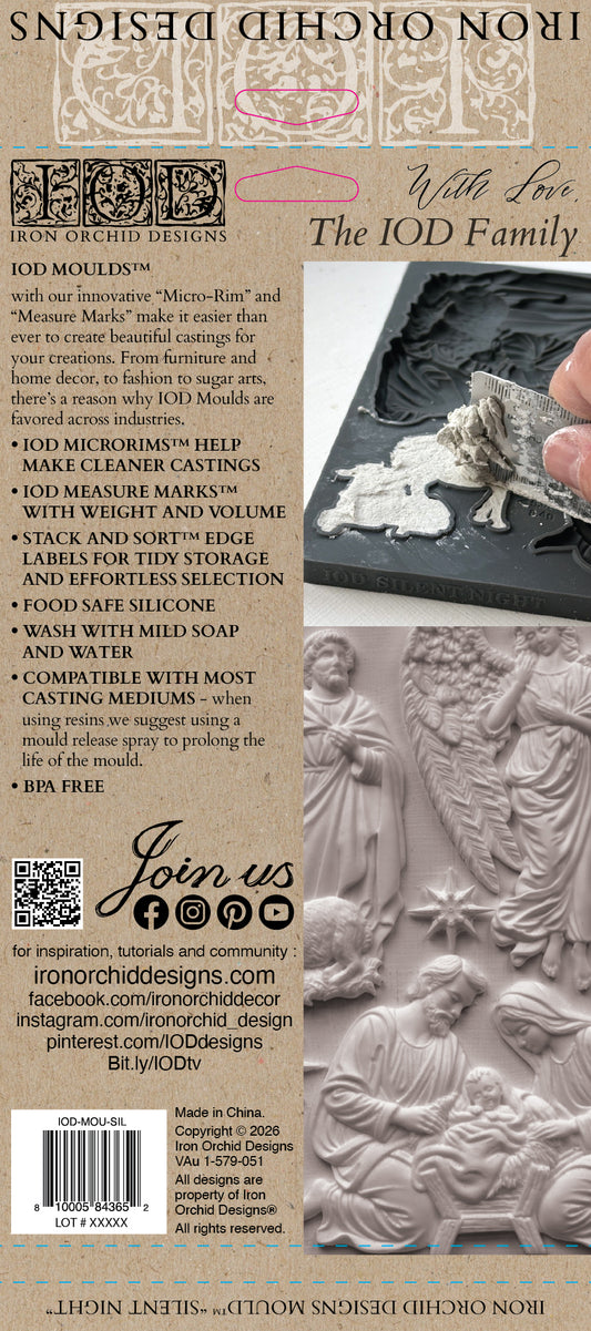Silent Night | Mould | IOD Iron Orchid Designs