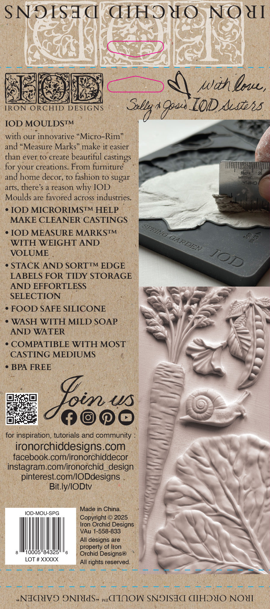 Spring Garden | Mould | IOD Iron Orchid Designs