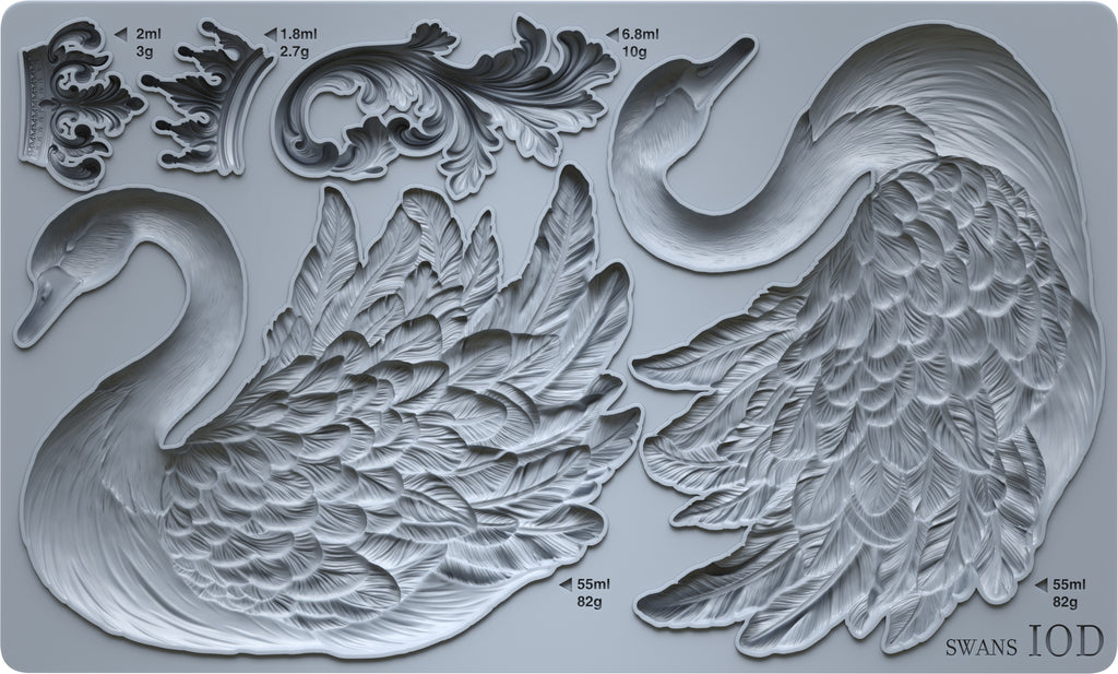 Swans | Mould | IOD Iron Orchid Designs