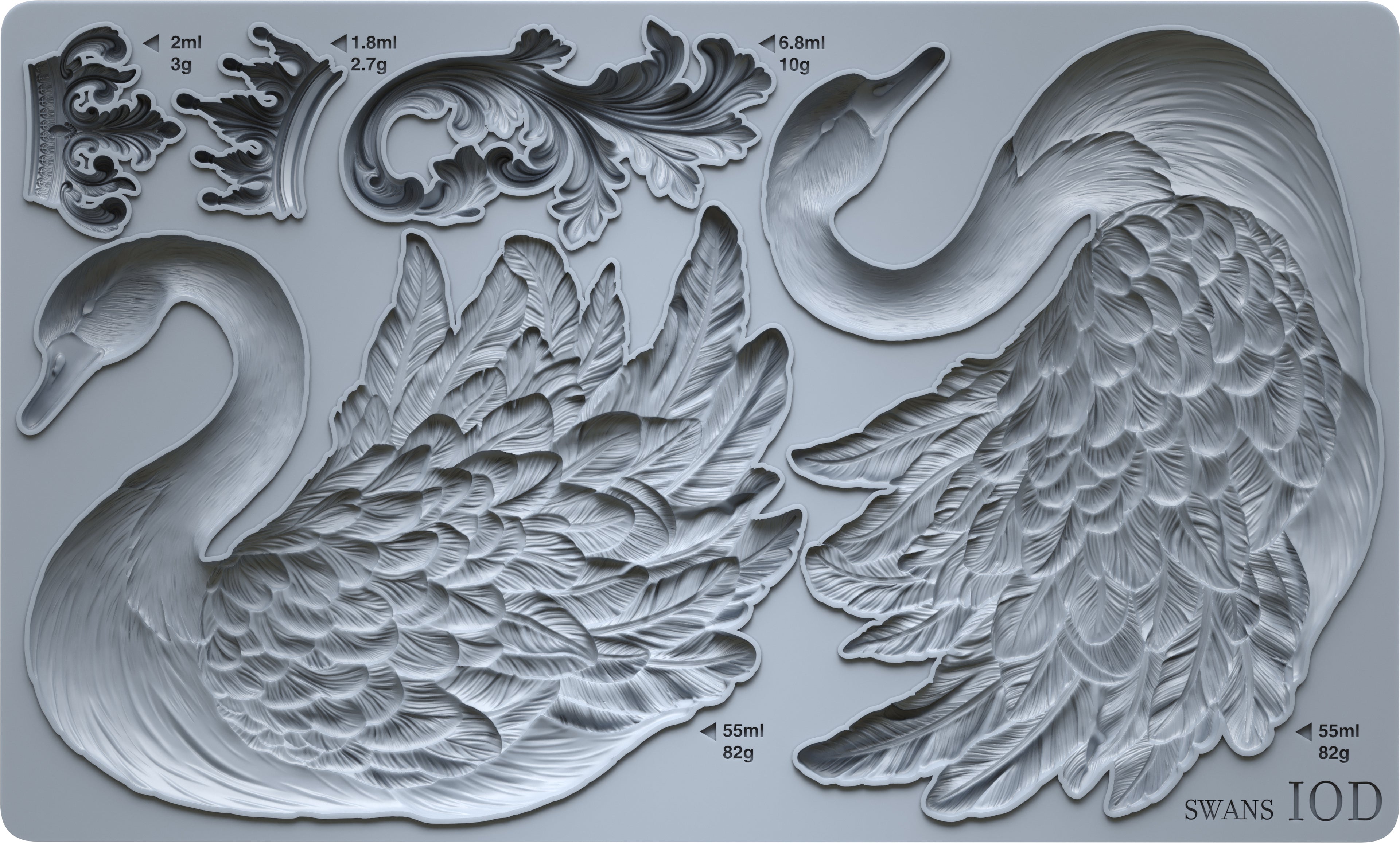Swans | Mould | IOD Iron Orchid Designs