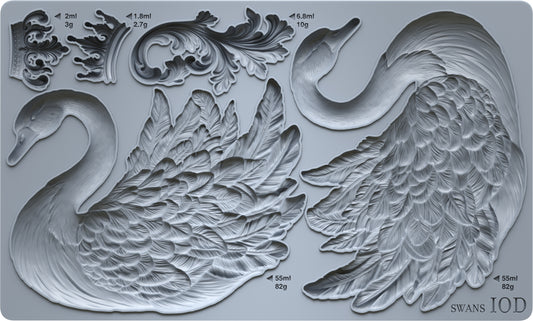 Swans | Mould | IOD Iron Orchid Designs
