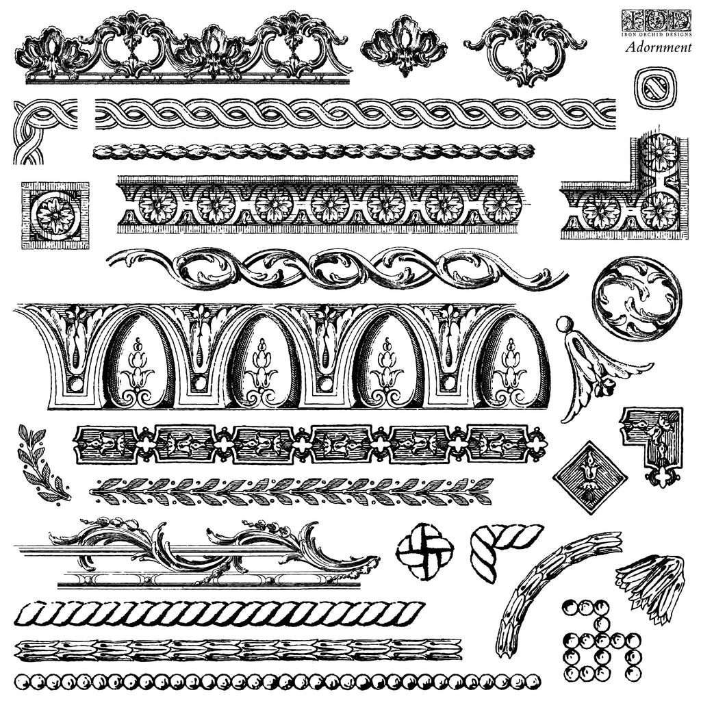 Adornment | Stamp | IOD Iron Orchid Designs