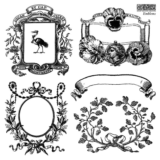 Emblems | Stamp | IOD Iron Orchid Designs