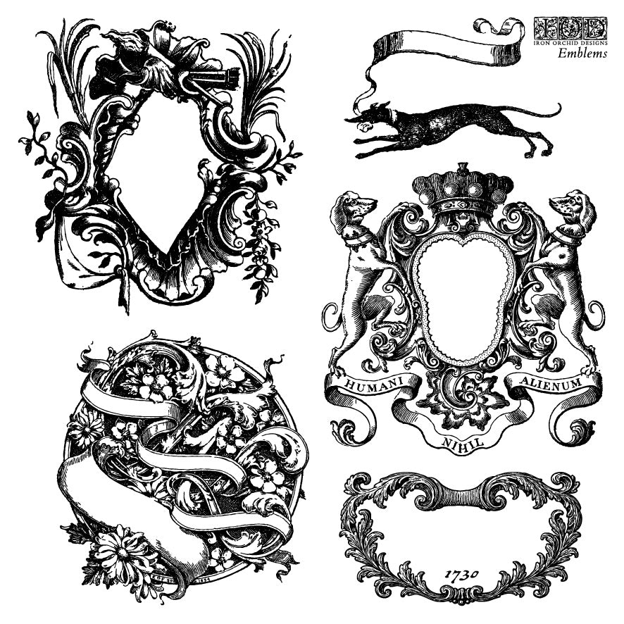 Emblems | Stamp | IOD Iron Orchid Designs