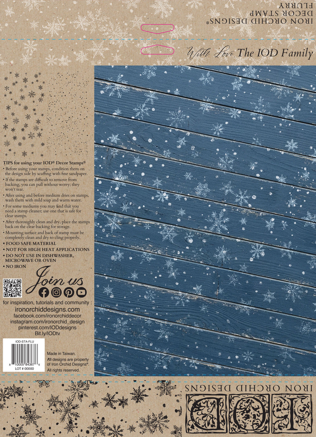 Flurry | Stamp | IOD Iron Orchid Designs