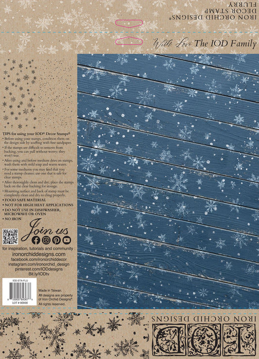 Flurry | Stamp | IOD Iron Orchid Designs