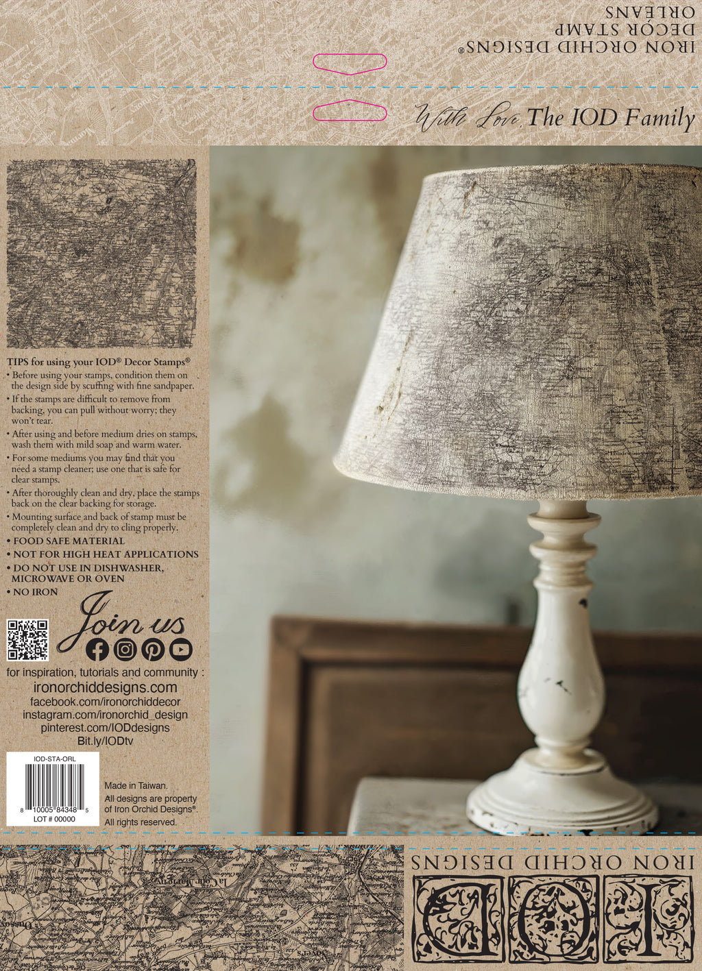 Orléans | Stamp | IOD Iron Orchid Designs
