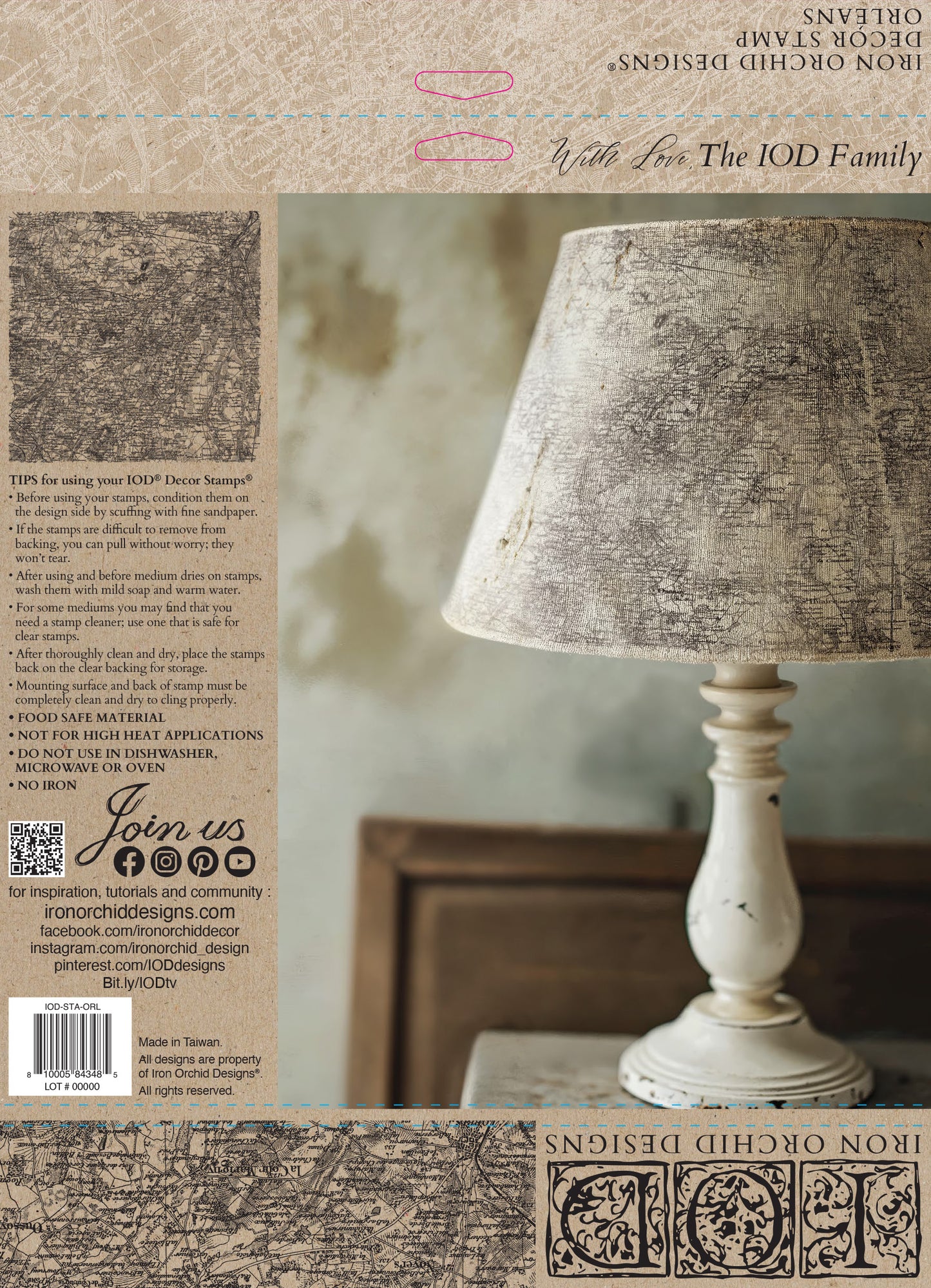 Orléans | Stamp | IOD Iron Orchid Designs