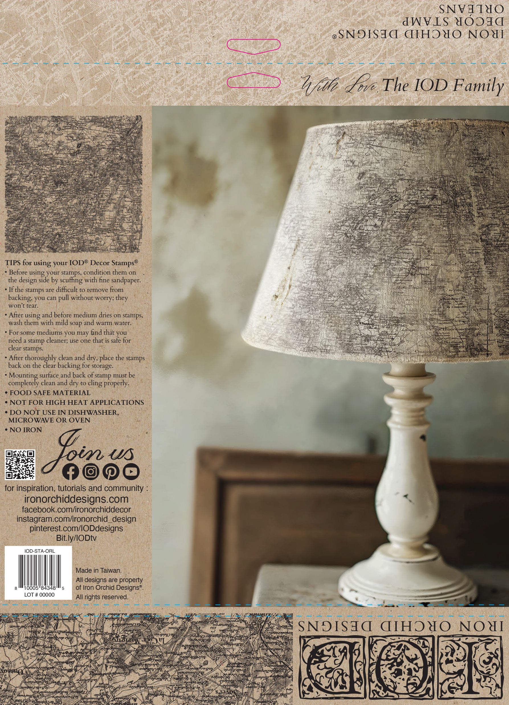 Orléans | Stamp | IOD Iron Orchid Designs