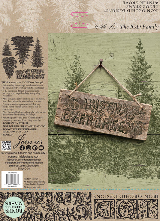 Winter Grove | Stamp | IOD Iron Orchid Designs