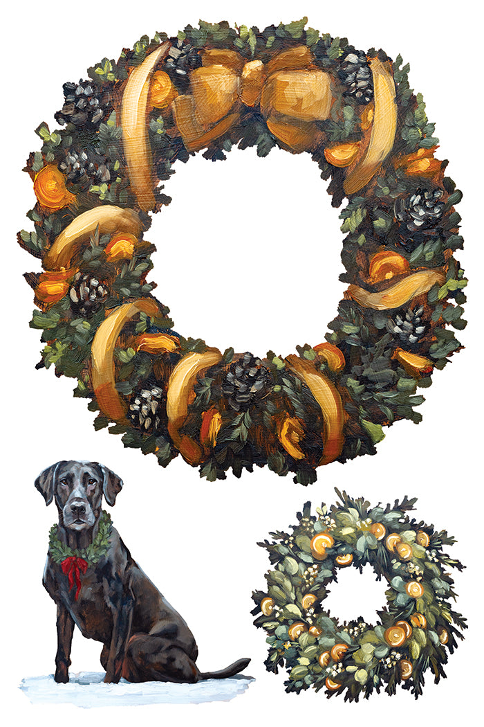 A Cotswold Christmas | Transfer | IOD Iron Orchid Designs