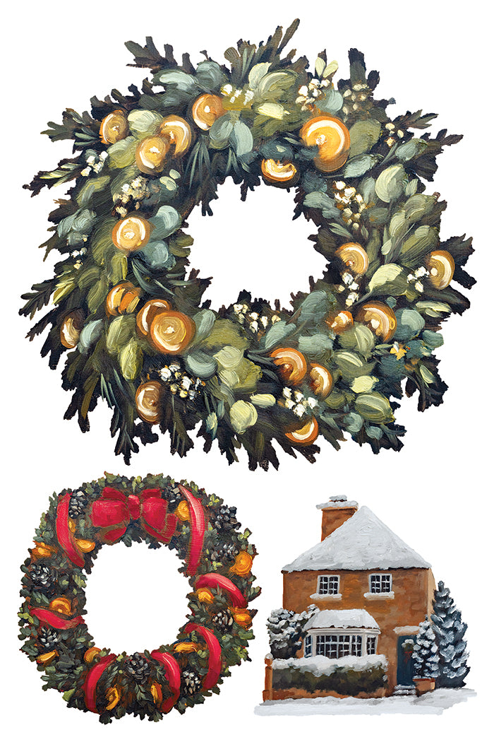 A Cotswold Christmas | Transfer | IOD Iron Orchid Designs