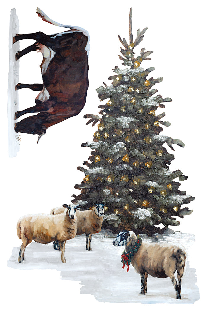 A Cotswold Christmas | Transfer | IOD Iron Orchid Designs