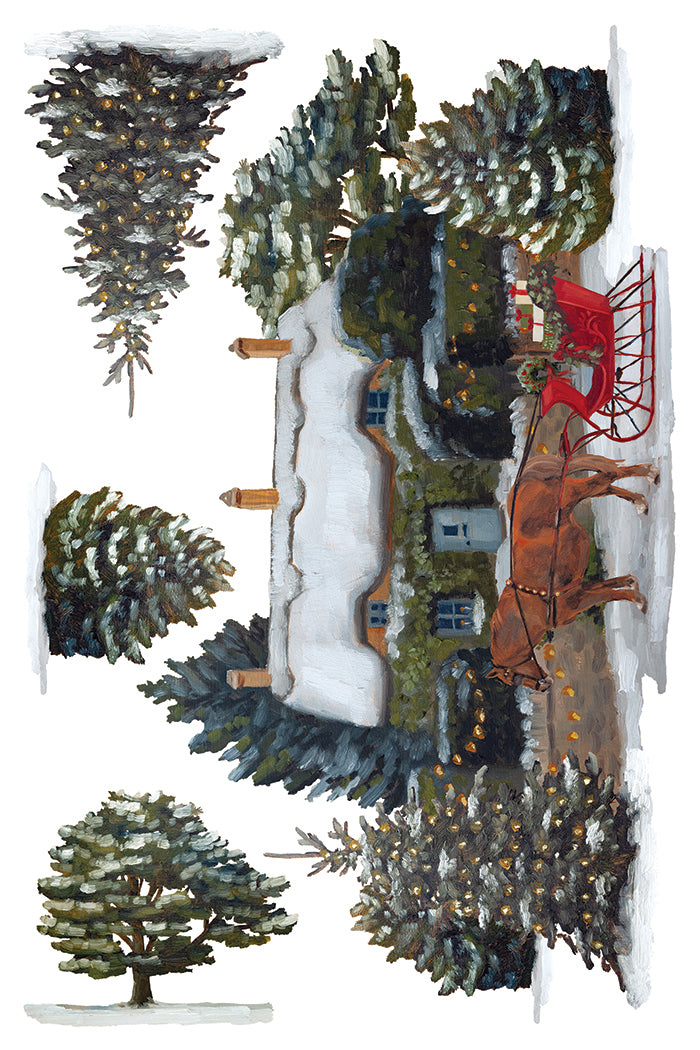 A Cotswold Christmas | Transfer | IOD Iron Orchid Designs