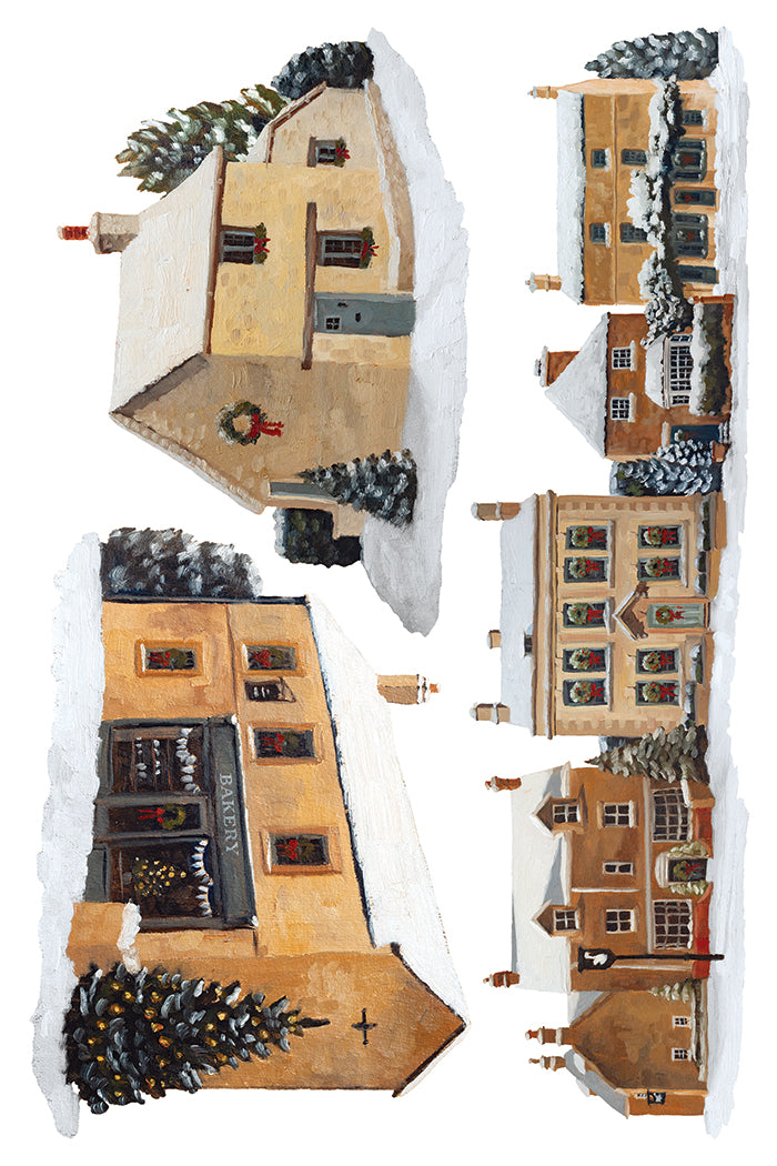 A Cotswold Christmas | Transfer | IOD Iron Orchid Designs