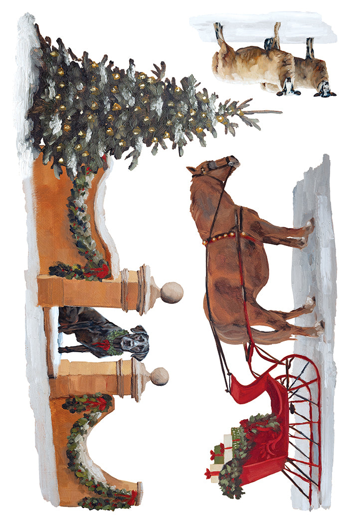 A Cotswold Christmas | Transfer | IOD Iron Orchid Designs