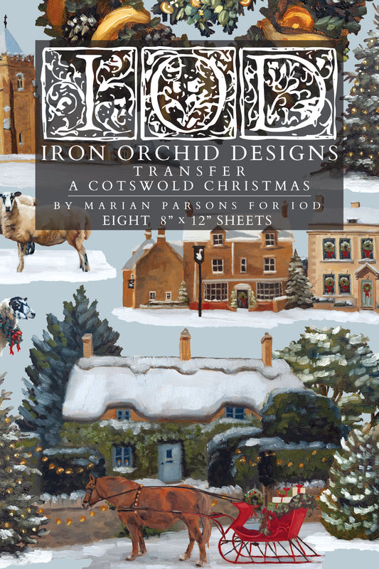 A Cotswold Christmas | Transfer | IOD Iron Orchid Designs