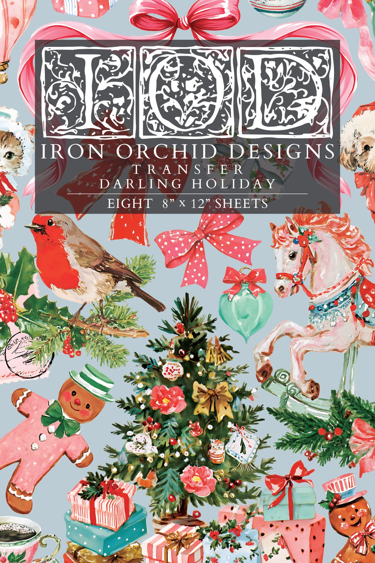 Darling Holiday | Transfer | IOD Iron Orchid Designs