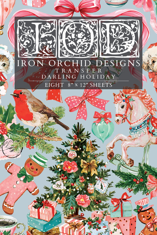 Darling Holiday | Transfer | IOD Iron Orchid Designs