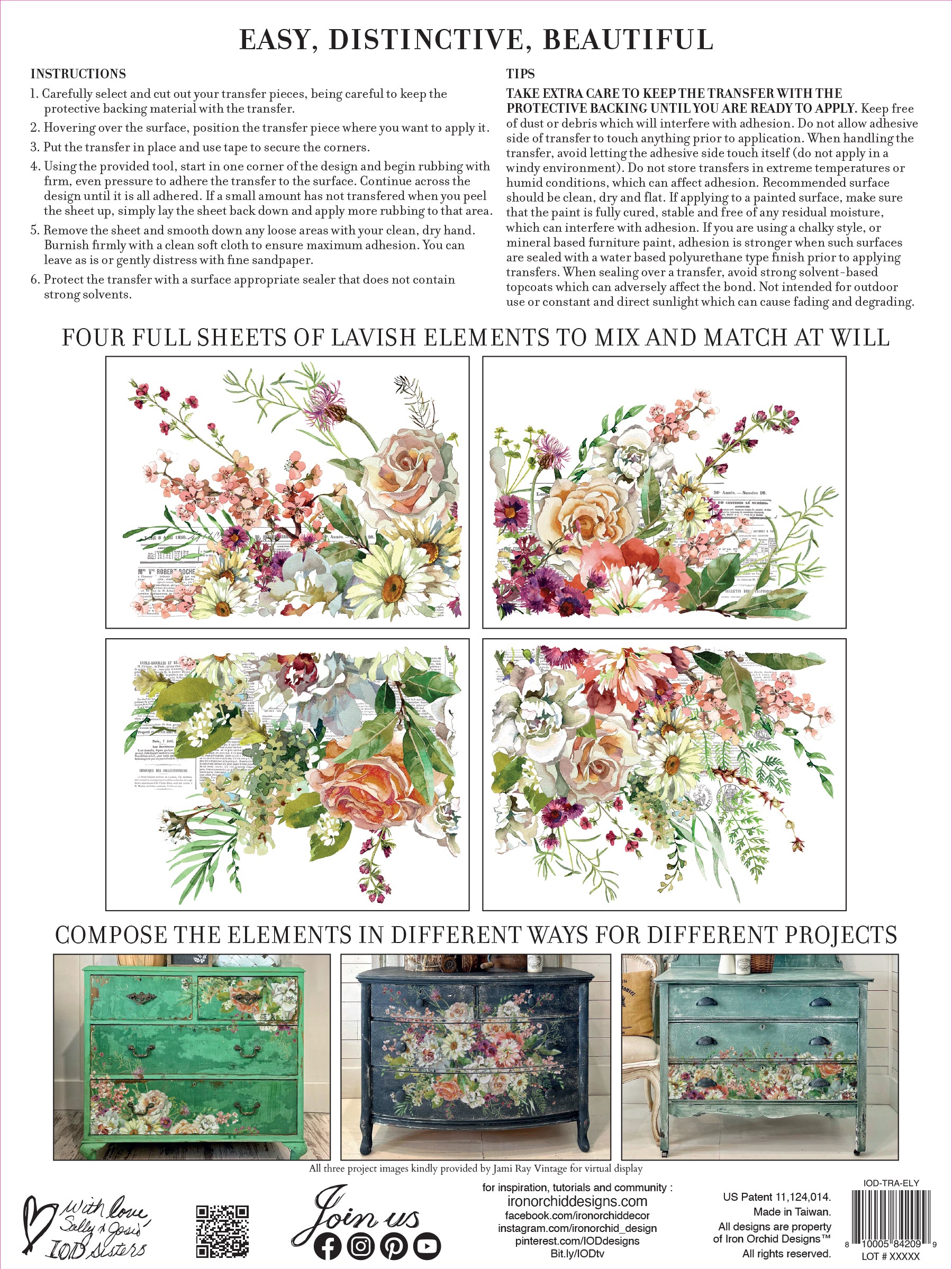 Elysium | Transfer | IOD Iron Orchid Designs