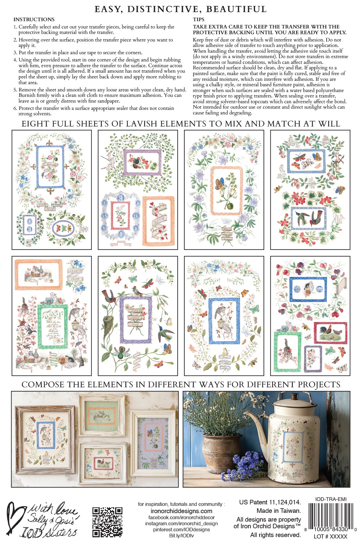Emily Clare | Transfer | IOD Iron Orchid Designs
