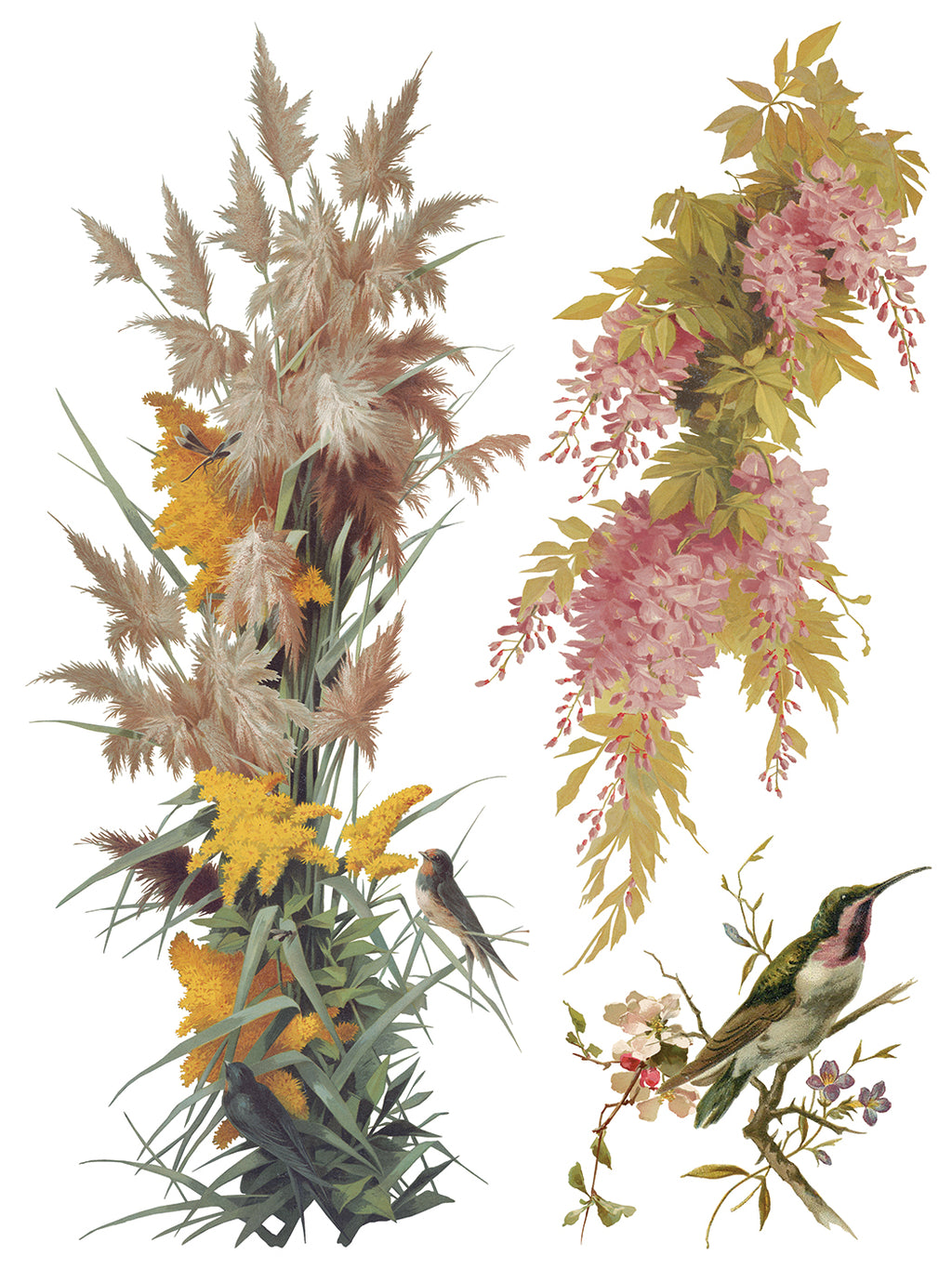 Flowers by the Poets | Transfer | IOD Iron Orchid Designs