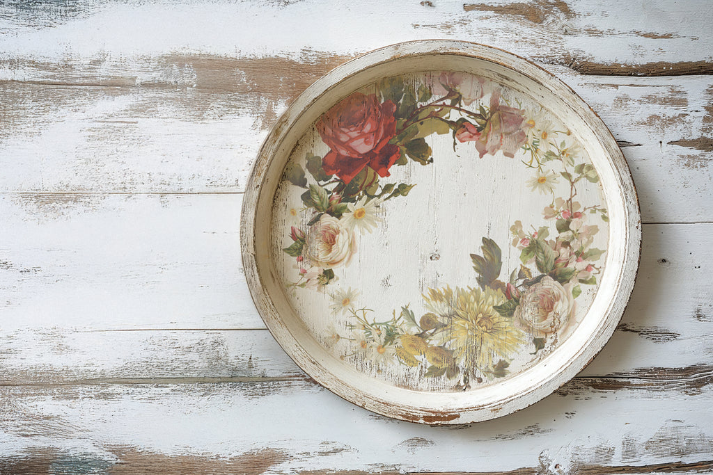 Flowers by the Poets | Transfer | IOD Iron Orchid Designs