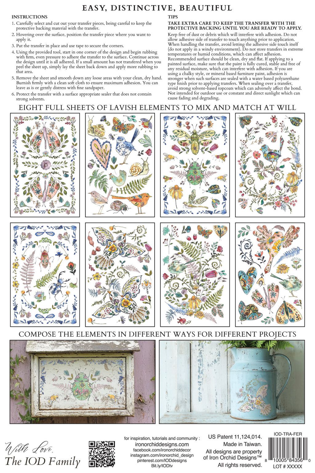 Fern Fables | Transfer | IOD Iron Orchid Designs