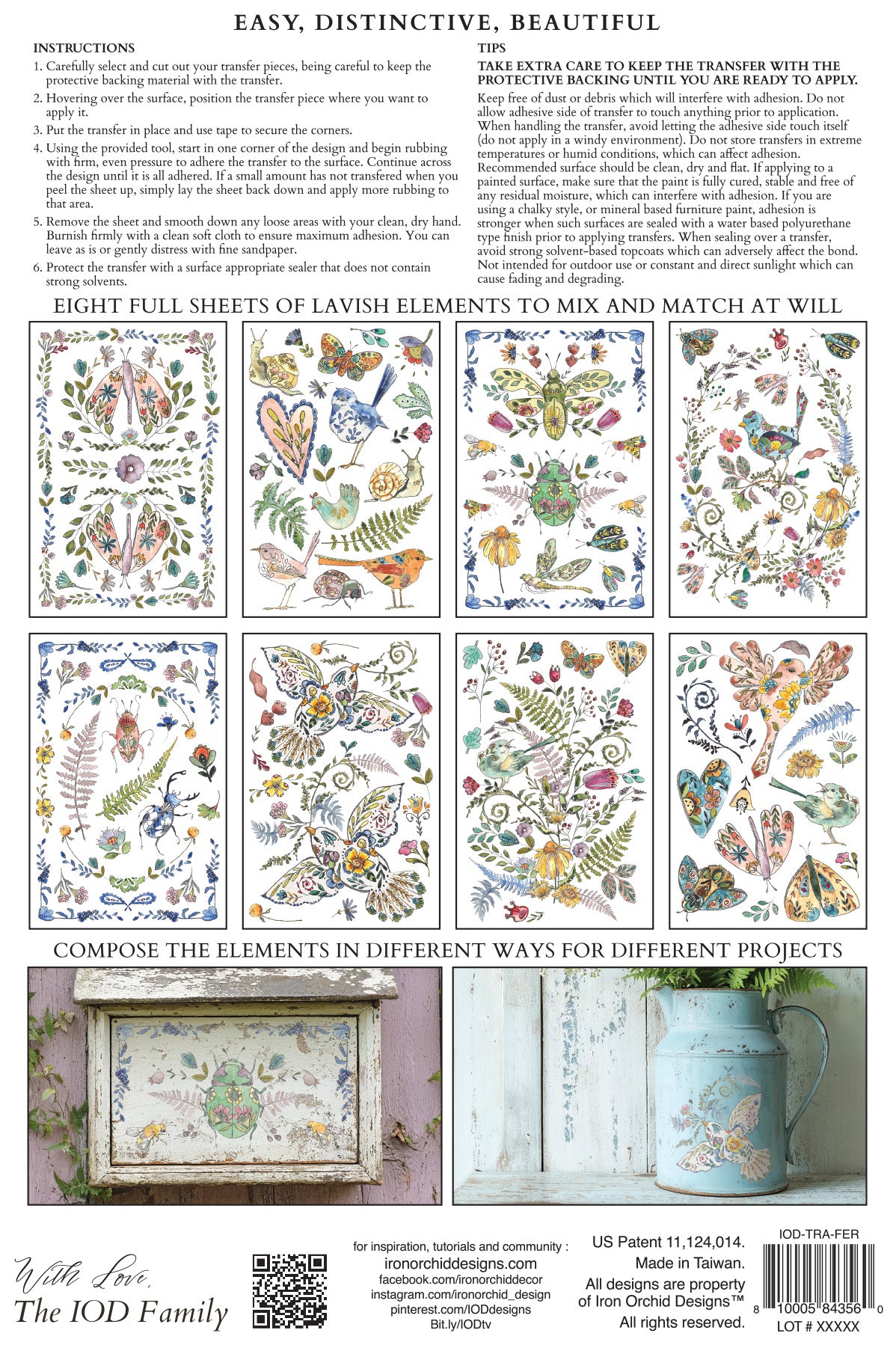 Fern Fables | Transfer | IOD Iron Orchid Designs