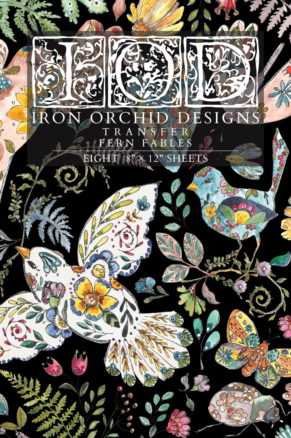 Fern Fables | Transfer | IOD Iron Orchid Designs