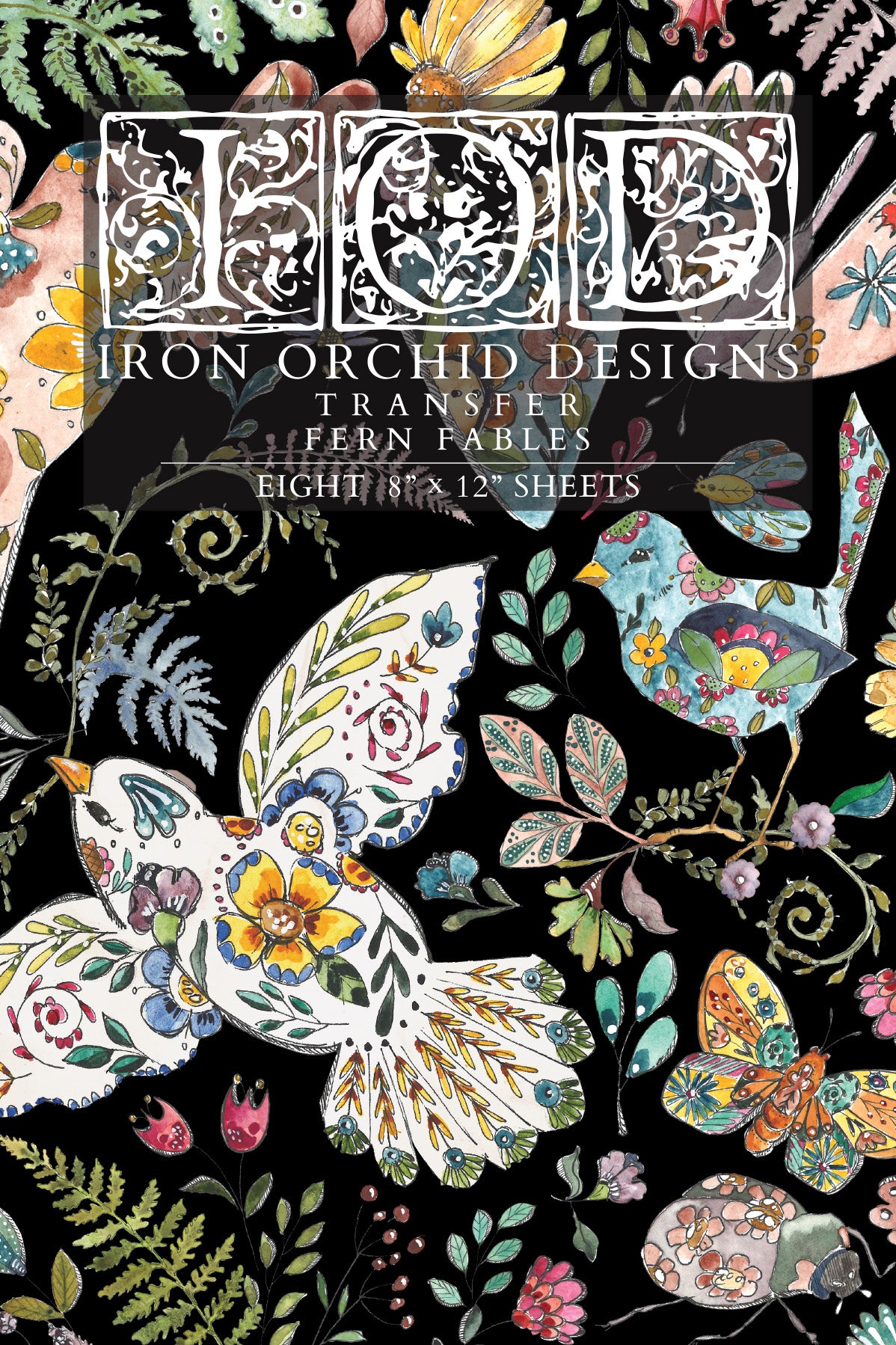 Fern Fables | Transfer | IOD Iron Orchid Designs