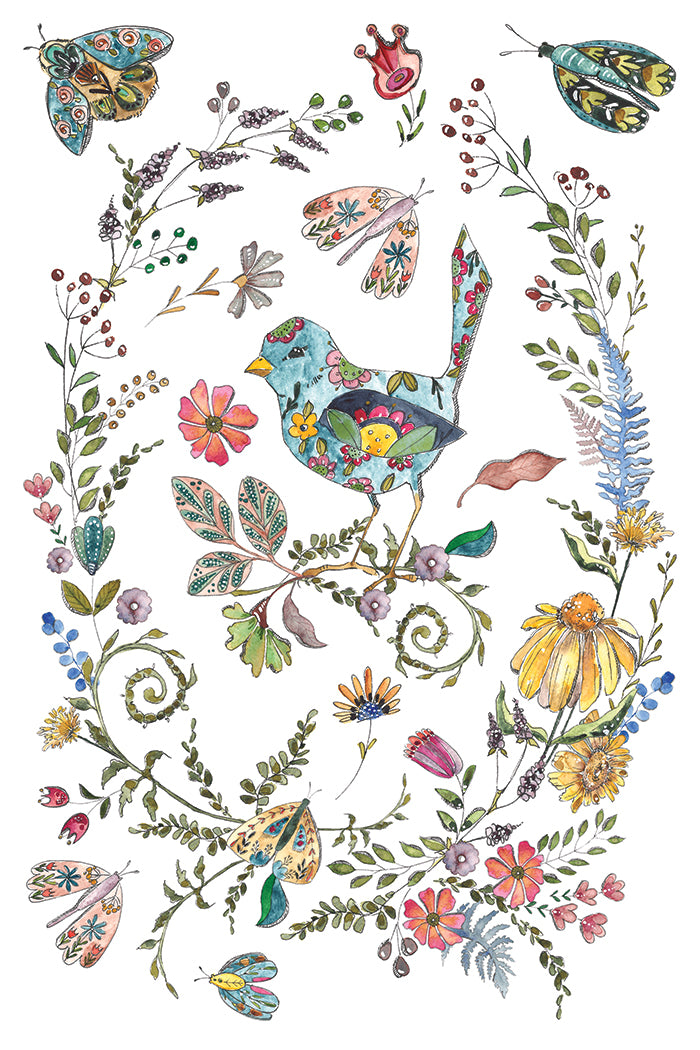 Fern Fables | Transfer | IOD Iron Orchid Designs