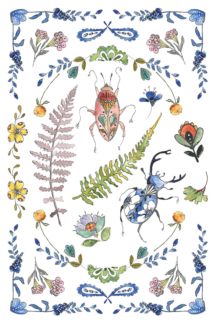 Fern Fables | Transfer | IOD Iron Orchid Designs