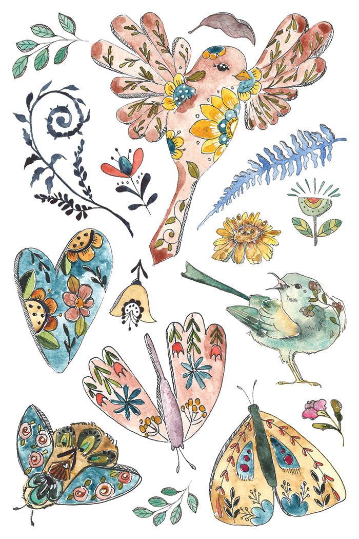 Fern Fables | Transfer | IOD Iron Orchid Designs
