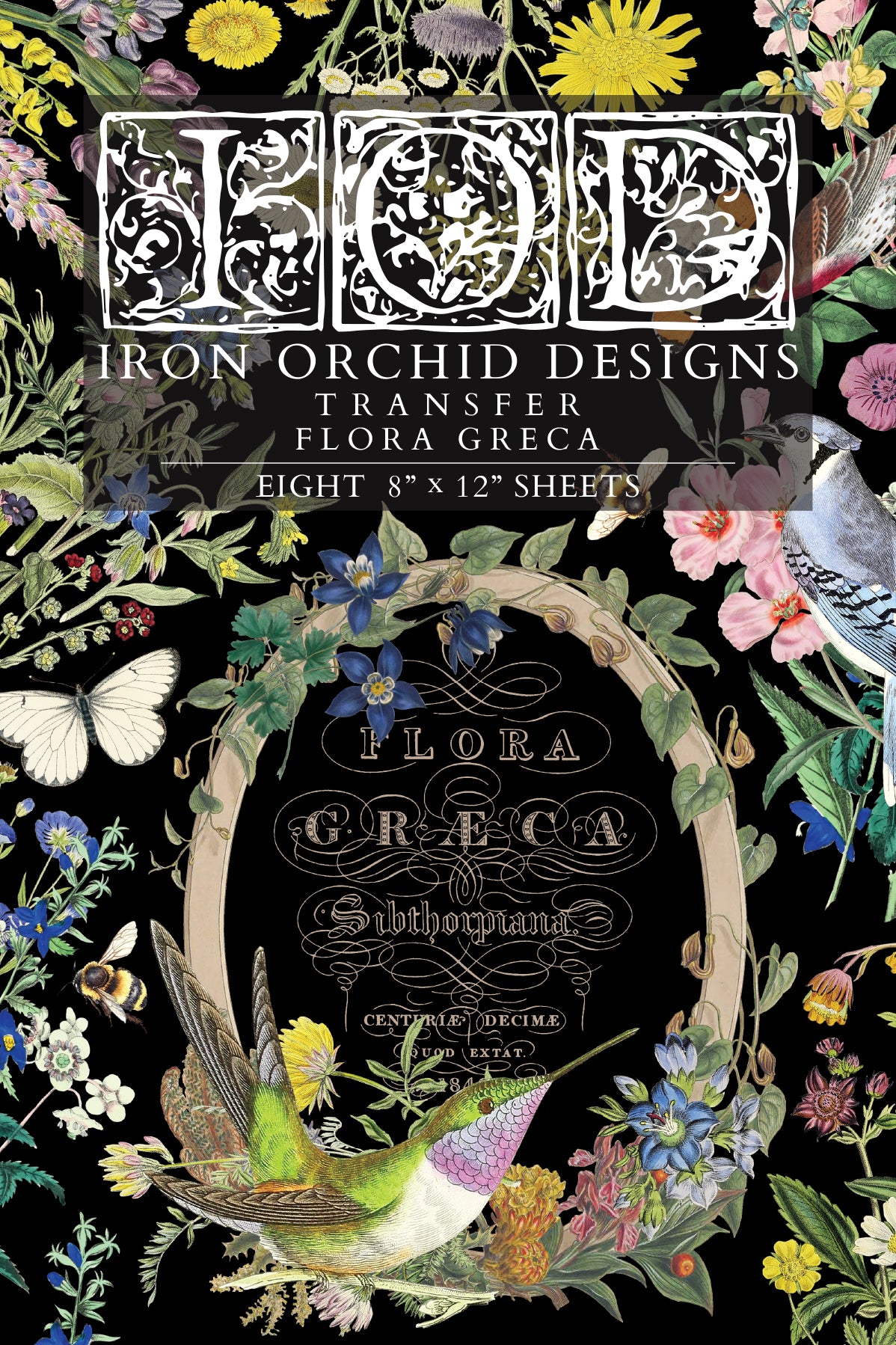 Flora Greca | Transfer | IOD Iron Orchid Designs